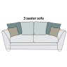Montana 3 Seater Pillowback Sofa by Alstons Montana 3 Seater Pillowback Sofa by Alstons