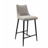 Zara Light Grey Fabric Counter Stool Zara Light Grey Fabric Counter Stool