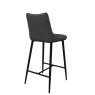 Zara Dark Grey Faux leather Counter Stool Zara Dark Grey Faux leather Counter Stool