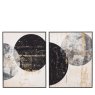 Orbit Framed Canvas Set of 2 Orbit Framed Canvas Set of 2