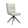 Limini Ivory Swivel Dining Chair