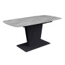 Abbott 130cm-170cm Grey Ceramic Extending Dining Table