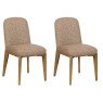 Pair of Weymouth Dining Chairs (Bronze Fabric) Pair of Weymouth Dining Chairs (Bronze Fabric)