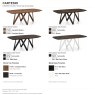 Cartesio Fixed Dining Table 200 x 100cm (CS4092-FS 200) by Calligaris Cartesio Fixed Dining Table 200 x 100cm (CS4092-FS 200) by Calligaris