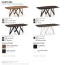 Cartesio Fixed Dining Table 250 x 110cm (CS4092-FS 250) by Calligaris Cartesio Fixed Dining Table 250 x 110cm (CS4092-FS 250) by Calligaris