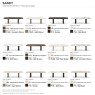 Sandy Fixed Dining Table 300 x 119cm (CS4156-FB 300) by Calligaris Sandy Fixed Dining Table 300 x 119cm (CS4156-FB 300) by Calligaris
