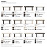 Sandy Extending Dining Table 165 x 100cm (CS4156-S 165) by Calligaris Sandy Extending Dining Table 165 x 100cm (CS4156-S 165) by Calligaris
