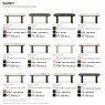 Sandy Extending Dining Table 200 x 100cm (CS4156-S 200) by Calligaris Sandy Extending Dining Table 200 x 100cm (CS4156-S 200) by Calligaris