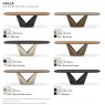 Calla Fixed Dining Table 200 x 100cm (CS4159-FSW 200) by Calligaris Calla Fixed Dining Table 200 x 100cm (CS4159-FSW 200) by Calligaris
