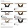 Calla Fixed Dining Table 250 x 110cm (CS4159-FSW 250) by Calligaris Calla Fixed Dining Table 250 x 110cm (CS4159-FSW 250) by Calligaris