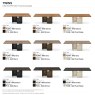 Twins Fixed Dining Table 250 x 110cm (CS4153-FRW 250) by Calligaris