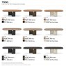 Twins Fixed Dining Table 200 x 100cm (CS4153-FSW 200) by Calligaris
