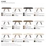 Icaro Fixed Dining Table (CS4115-FB 200) by Calligaris