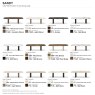 Sandy Fixed Dining Table (CS4156-FB 200) by Calligaris Sandy Fixed Dining Table (CS4156-FB 200) by Calligaris