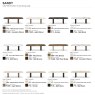 Sandy Fixed Dining Table (CS4156-FB 250) by Calligaris Sandy Fixed Dining Table (CS4156-FB 250) by Calligaris