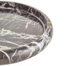 Zoro Black and White Marble Round Tray Zoro Black and White Marble Round Tray