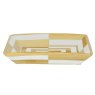 Curva Ceramic Gold and White Dish Curva Ceramic Gold and White Dish