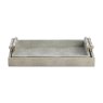 Cardona Set of Two Grey Shagreen Effect Trays Cardona Set of Two Grey Shagreen Effect Trays