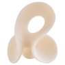 Broc White Marble Effect Small Abstract Loop Sculpture Broc White Marble Effect Small Abstract Loop Sculpture