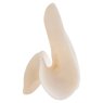 Broc White Marble Effect Small Abstract Loop Sculpture Broc White Marble Effect Small Abstract Loop Sculpture