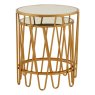 Avantis Gold Finish Set Of 2 Hairpin Design Side Tables Avantis Gold Finish Set Of 2 Hairpin Design Side Tables