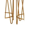 Avantis Gold Finish Set Of 2 Hairpin Design Side Tables Avantis Gold Finish Set Of 2 Hairpin Design Side Tables