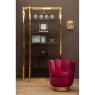 Beauly Wine Velvet Scalloped Swivel Accent Chair Beauly Wine Velvet Scalloped Swivel Accent Chair
