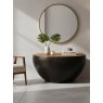 Gabo Round Ebony Console Table Gabo Round Ebony Console Table