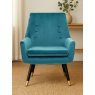 Sara Green Velvet Armchair