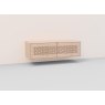 Sento 120cm Wall Mounted TV Unit with Grid Doors by MTE Theuns Sento 120cm Wall Mounted TV Unit with Grid Doors by MTE Theuns