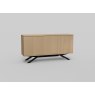 Napoli 3 Door Sideboard with Metal Base by MTE Theuns Napoli 3 Door Sideboard with Metal Base by MTE Theuns
