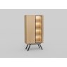 Napoli 2 Door Display Cabinet with Metal Base by MTE Theuns Napoli 2 Door Display Cabinet with Metal Base by MTE Theuns