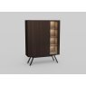 Napoli 3 Door Display Cabinet with Metal Base by MTE Theuns Napoli 3 Door Display Cabinet with Metal Base by MTE Theuns