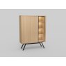 Napoli 3 Door Display Cabinet with Metal Base by MTE Theuns Napoli 3 Door Display Cabinet with Metal Base by MTE Theuns