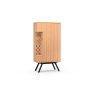 Napoli 2 Door Bar Cabinet with Metal Base by MTE Theuns Napoli 2 Door Bar Cabinet with Metal Base by MTE Theuns