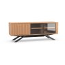 Napoli 162cm 3 Door TV Unit with Glass Doors with Metal Base by MTE Theuns Napoli 162cm 3 Door TV Unit with Glass Doors with Metal Base by MTE Theuns