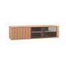 Napoli 162cm 3 Door TV Unit with Glass Doors Wall Mounted by MTE Theuns Napoli 162cm 3 Door TV Unit with Glass Doors Wall Mounted by MTE Theuns