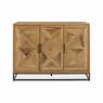 Indus Rustic Oak Narrow Sideboard by Bentley Designs Indus Rustic Oak Narrow Sideboard by Bentley Designs