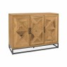 Indus Rustic Oak Narrow Sideboard by Bentley Designs Indus Rustic Oak Narrow Sideboard by Bentley Designs