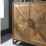 Indus Rustic Oak Wide Sideboard by Bentley Designs Indus Rustic Oak Wide Sideboard by Bentley Designs