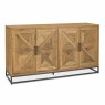 Indus Rustic Oak Wide Sideboard by Bentley Designs Indus Rustic Oak Wide Sideboard by Bentley Designs